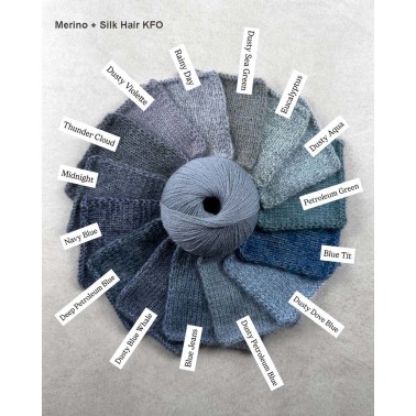Merino Dusty Petroleum Blue RMS Knitting for Olive